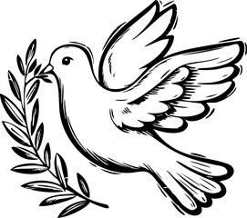 Memorial day tribute peaceful dove symbolizing remembrance outdoor gathering inspirational serene atmosphere