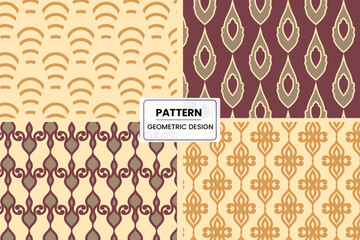 Simple Doodle Textile Pattern And Rangoli Inspired Decoration