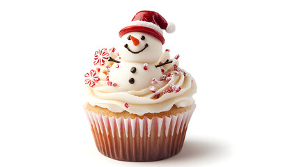 isolated Christmas-themed illustrations featuring decorations, sweets, gifts, wreaths, ornaments, and festive elements on white background for commercial use.