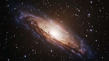 Fototapeta premium Ethereal Cosmic Galaxy Backgrounds with Swirling Nebula Clouds