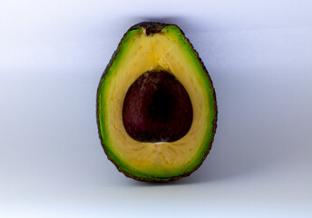avocado cut in half