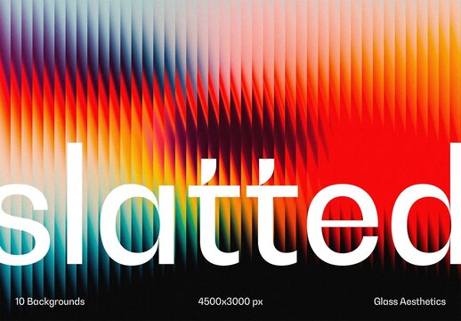 Slatted Glass Backgrounds