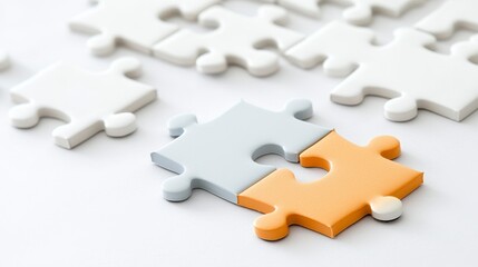 Jigsaw Puzzle Interlocking Pieces
