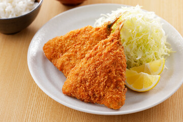 アジフライ　Fried horse mackerel