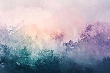 Surreal abstract wallpaper with dreamy, ethereal visuals in muted pastel shades