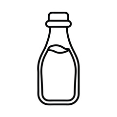 vector illustration of a bottle
