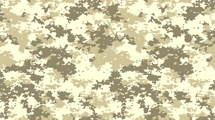 A seamless military camouflage pattern with various abstract shapes