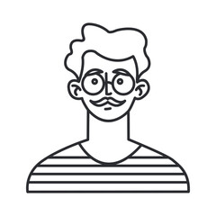 outline adult man.eps