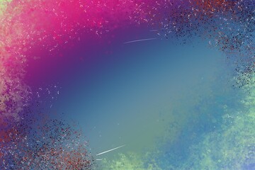abstract background gradient color and paint splash