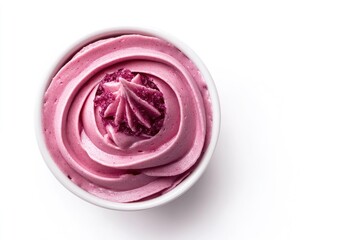 Pink Dessert in Small Bowl