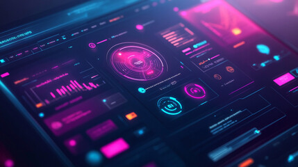 Visualizing the futuristic AI prompt generation interface, Generative AI
