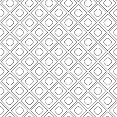 Abstract geometric pattern with crosses, stripes, lines. Seamless vector background. White and black ornament. Modern reticulated graphic design.