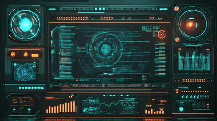 Visualizing the futuristic AI prompt generation interface, Generative AI
