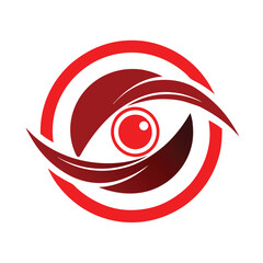 vector eye logo symbol design creative media icon