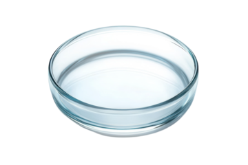 A pristine glass dish captures light, ready for culinary creativity in a tranquil kitchen setting