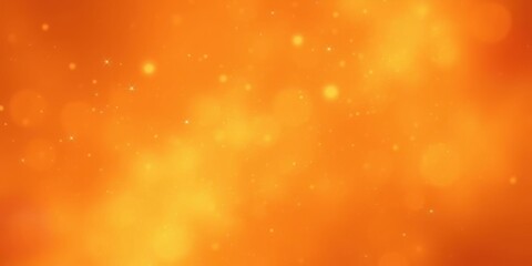 Abstract Orange Glow Background Shimmering Bokeh Lights