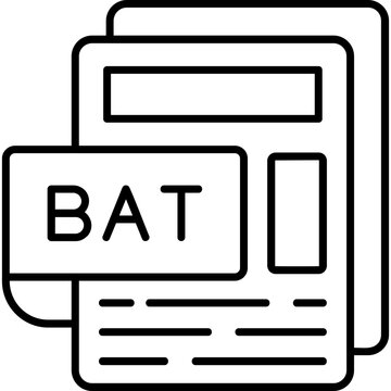 BAT File Icon