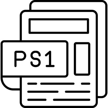 PS1 File Icon