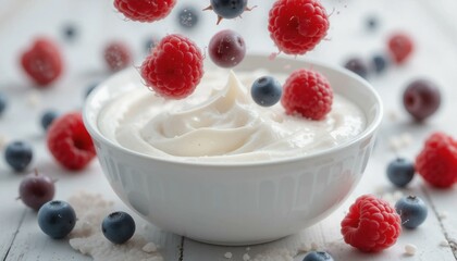 yogurt with berries