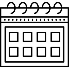 Fototapeta premium Calendar Icon
