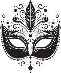 vector illustration of an abstract mask