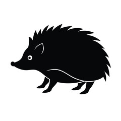 vector illustration of hedgehog