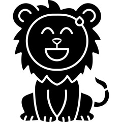 Tired Lion Icon