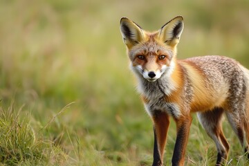 Fototapeta premium Red Fox in Meadow