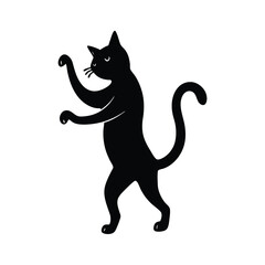 silhouette of a cat 