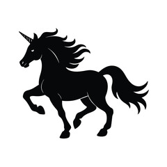 horse silhouette vector