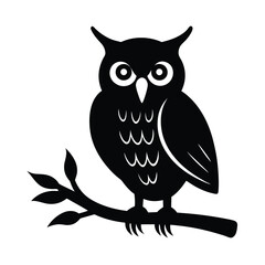 owl sitting on a branch