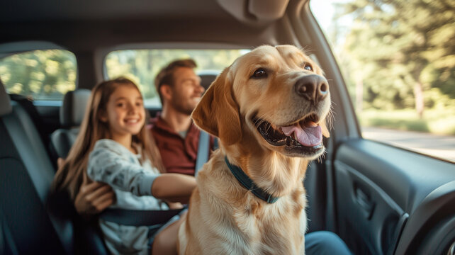 Family weekend getaway with laughter, joy, and a happy dog