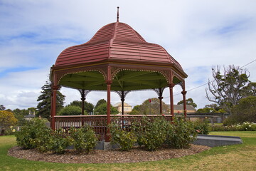 Rotunda in Strathalbyn Soldiers Memorial Gardens in Strathalbyn, South Australia, Australia

