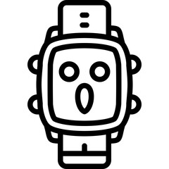 Obraz premium Watch Shocked Dial Icon