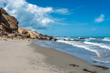 Victory Beach, Praia da Vitoria at Jijoca de Jericoacoara, Ceara, Brazil