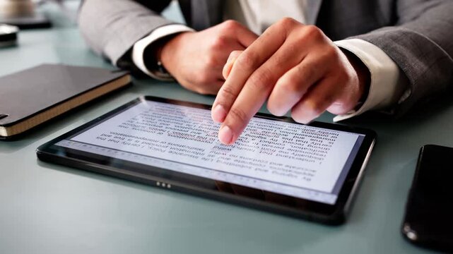 Digital Editor Corrects Errors In Manuscript