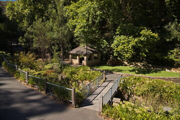 Hiking track in Waterfall Gully in Adelaide Hills at Adelaide, South Australia, Australia
