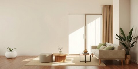 Modern Minimalist Living Room Interior Design