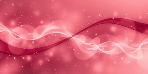 Abstract Pink Wave Background Soft Romantic Elegant Design