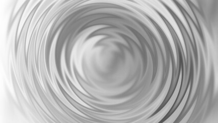 Abstract Black and White Swirling Circular Pattern background 