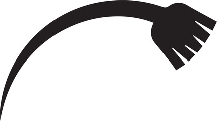 Solid Vector Icon for Broom