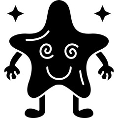 Hypnotized Star Icon