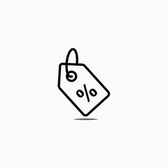 Shopping tag icon. Special offer sign. Discount coupons symbol. Vector.