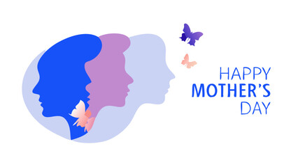 Happy Mother's Day Colorful Vector	