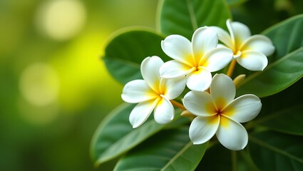 Obraz premium Fragrant White Jasmine Flowers in Bloom