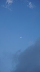 blue sky with white cloude