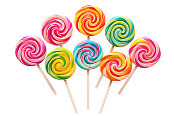 Sweet Spiral Lollipops for Candy