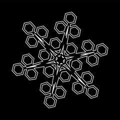 snowflake stencil 3