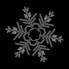 snowflake stencil