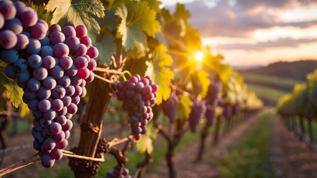 Grape gathering